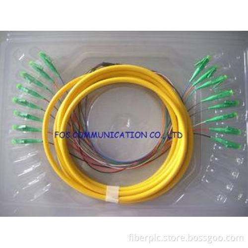 High Stability Bundle Fan Out Pigtail Optical Fiber LC / AP